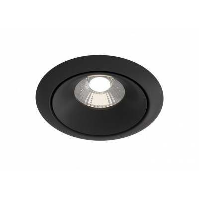 Spot LED incastrabil dimabil design tehnic Yin negru