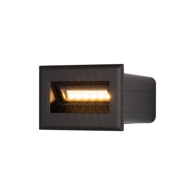 Spot LED incastrabil scari / perete exterior IP65 Bosca negru 8,4cm