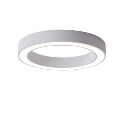 Lustra LED cu telecomanda design slim circular MARCO TOP 60 CCT WH