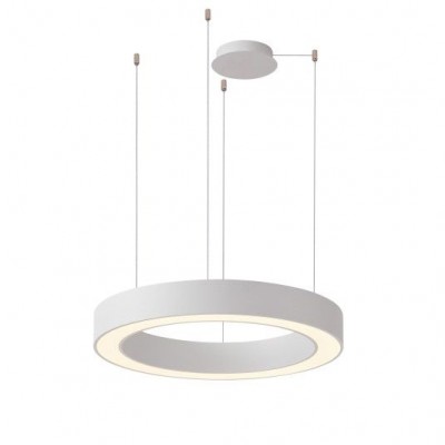 Lustra LED cu telecomanda design circular MARCO 60 CCT WH