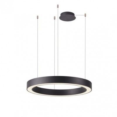 Lustra LED cu telecomanda design circular MARCO 100 CCT BK