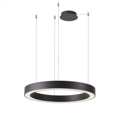 Lustra LED XXL cu telecomanda design circular MARCO 120 CCT BK