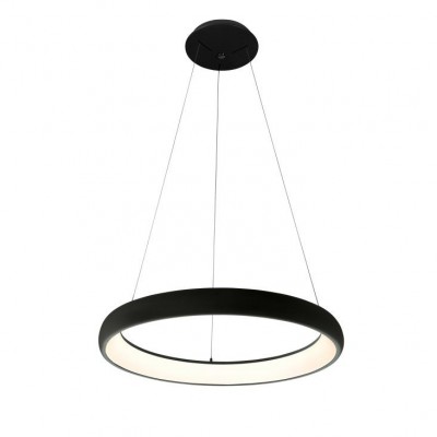 Lustra LED cu telecomanda design circular ANTONIO 41 CCT BK