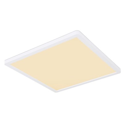 Plafoniera LED design slim Sapana alb 42x42cm