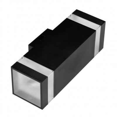 Aplica LED pentru iluminat exterior IP65 JASON 2 SQ BK