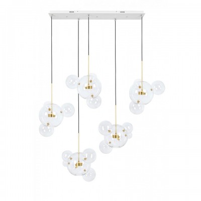 Lustra cu 5 pendule LED design modern Boliccine