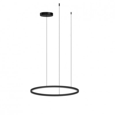 Lustra LED XXL cu telecomanda design modern circular HALO 120 CCT BK