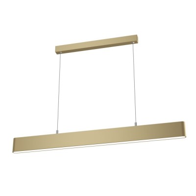 Lustra LED suspendata design modern Step auriu