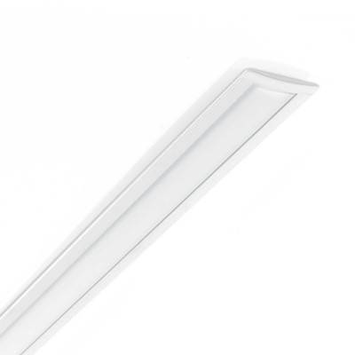 Accesoriu, Profil liniar incastrabil tavan/perete fals pentru benzile cu LED, Slot rec trim D25, 200cm