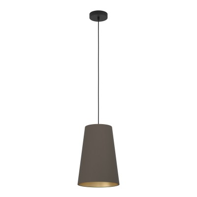 Pendul design modern Petrosa negru, cappuccino