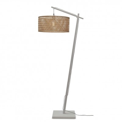 Lampadar eco din bambus Java L white/50x22, nat