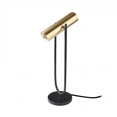 Lampa de masa eleganta design minimalist Steel negru, auriu
