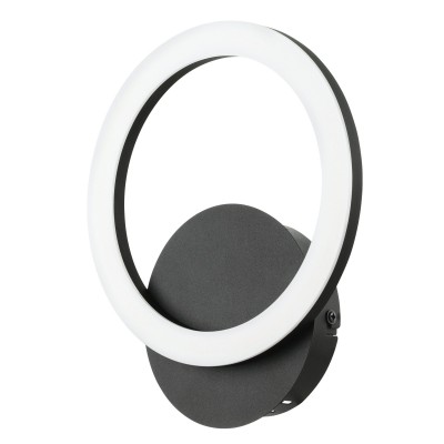 Aplica LED inteligenta, design modern Parrapos-z negru