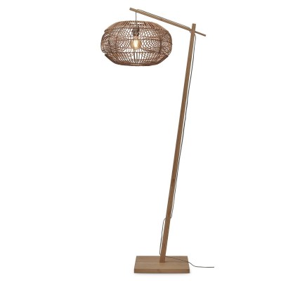 Lampadar eco din bambus cu ratan Madeira nat/48cm, nat