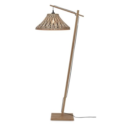 Lampadar eco din bambus Tahiti S nat/45x20, bl/nat