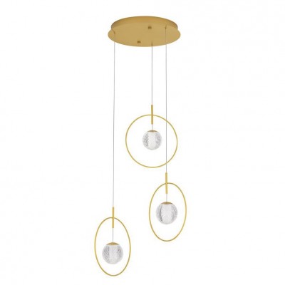 Lustra cu 3 pendule LED design modern ATOS