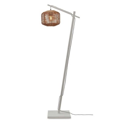 Lampadar eco din bambus cu ratan Tanami S white/2520, nat