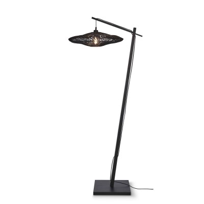 Lampadar eco din bambus cu ratan Zanzibar L bl/55cm, bl