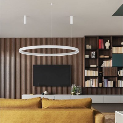 Lustra LED XXL dimabila design circular MOTIF CCT 150cm