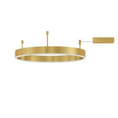 Lustra/Plafoniera LED  dimabila design circular MOTIF bronz 60cm