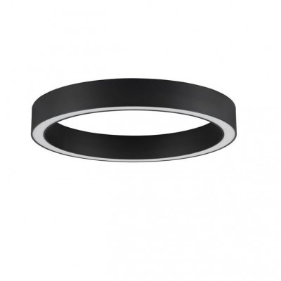 Lustra/Plafoniera LED design slim circular STING Black 60cm