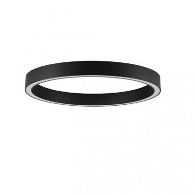 Lustra/Plafoniera LED design slim circular STING Black 80cm