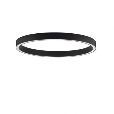 Lustra/Plafoniera LED design slim circular STING Black 100cm