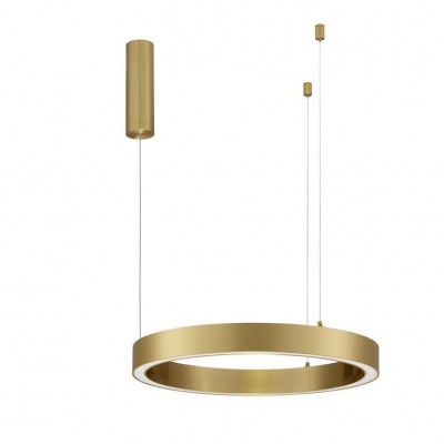 Lustra LED suspendata design circular STING Bronz 60cm