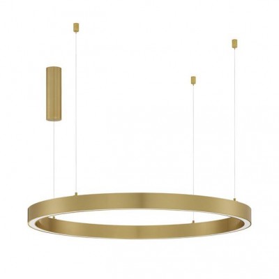 Lustra LED suspendata design circular STING Bronz 100cm