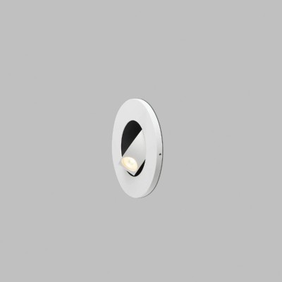 Spot incastrabil cu reader LED directionabil CLICK White