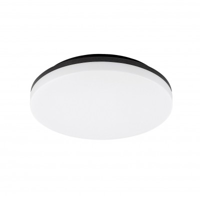 Plafoniera LED pentru iluminat exterior design modern IP54 Pernik negru 28cm