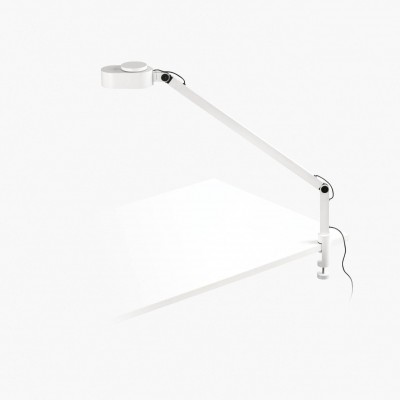 Veioza LED dimabila / Lampa de birou cu clips design ultra-modern INVITING alba