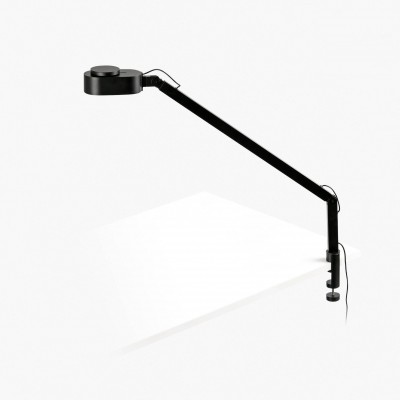 Veioza LED dimabila / Lampa de birou cu clips design ultra-modern INVITING neagra