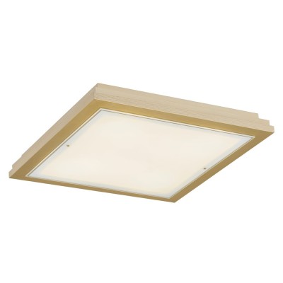 Plafoniera design modern Caserta auriu 42x42cm