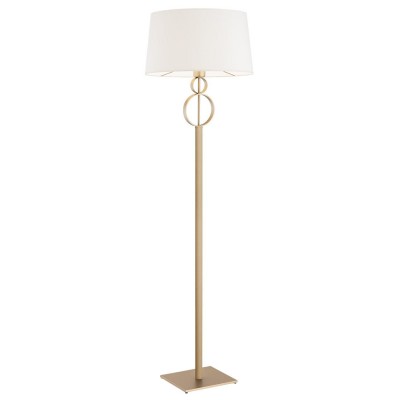 Lampadar, lampa de podea design modern Perseo crem, auriu