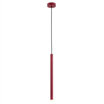 Pendul LED design modern slim Rio rosu