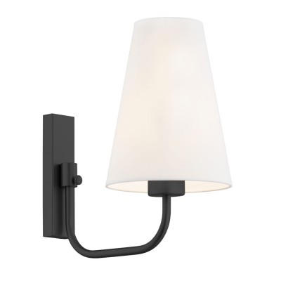 Aplica de perete design modern Safiano alb, negru