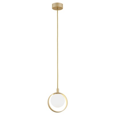 Pendul design modern Saturnia auriu 