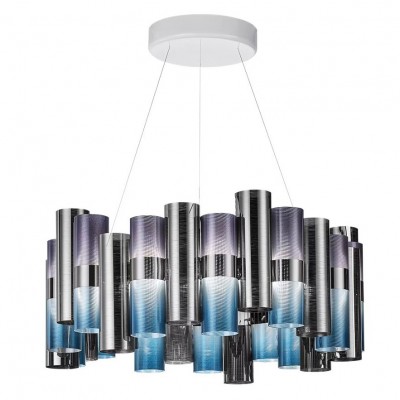 Lustra LED moderna design Art Deco realizata manual LA LOLLO L Gradiet