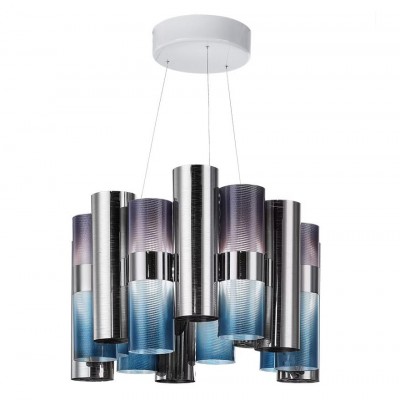 Lustra LED moderna design Art Deco realizata manual LA LOLLO M Gradiet