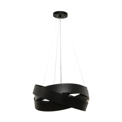 Pendul design modern Tornado negru 50cm