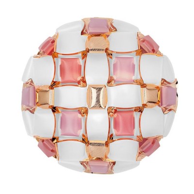 Aplica perete sau tavan design modern geometric Mida Medium Rose