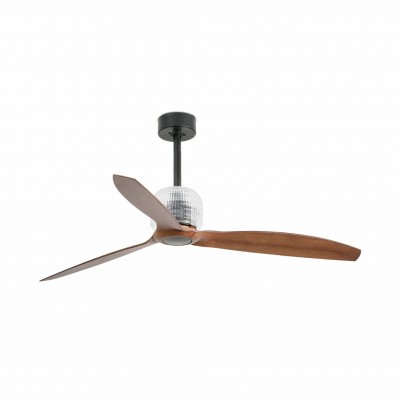 Ventilator cu telecomanda DECO FAN M negru/maro