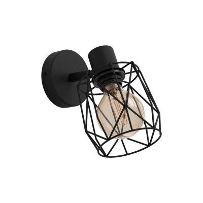 Aplica de perete design modern Tossino negru