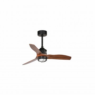 Lustra cu Ventilator si telecomanda JUST FAN XS LED negru/maro