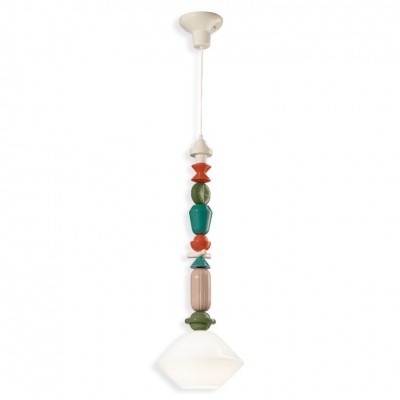 Pendul ceramic design italian realizat manual LARIAT H-87cm