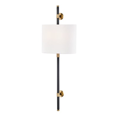 Aplica de perete design clasic BOWERY bronz antichizat, cu 2 surse de lumina