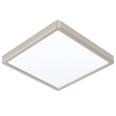 Plafoniera LED design modern Fueva 5 nichel mat 28,5x28,5cm