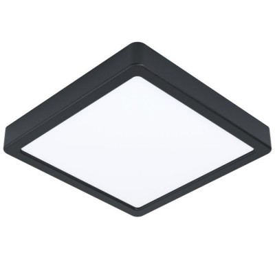 Plafoniera LED design modern Fueva 5 negru 21x21cm