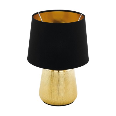 Veioza, lampa de masa design modern Manalba 1 auriu